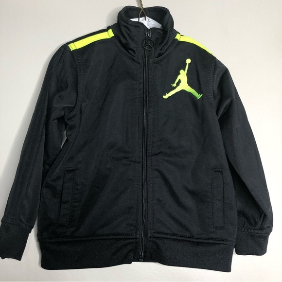 Nike Other - Nike Air Jordan Boys Zip Front High Collar Sweat Shirt SZ 24M